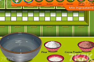 爱心巧克力蛋糕