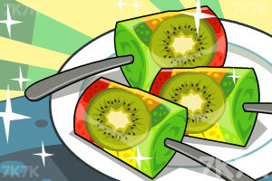 美味的水果冰棍